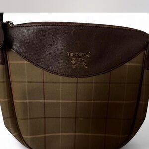 Burberry Olive and Brown Men's Messenger Bag